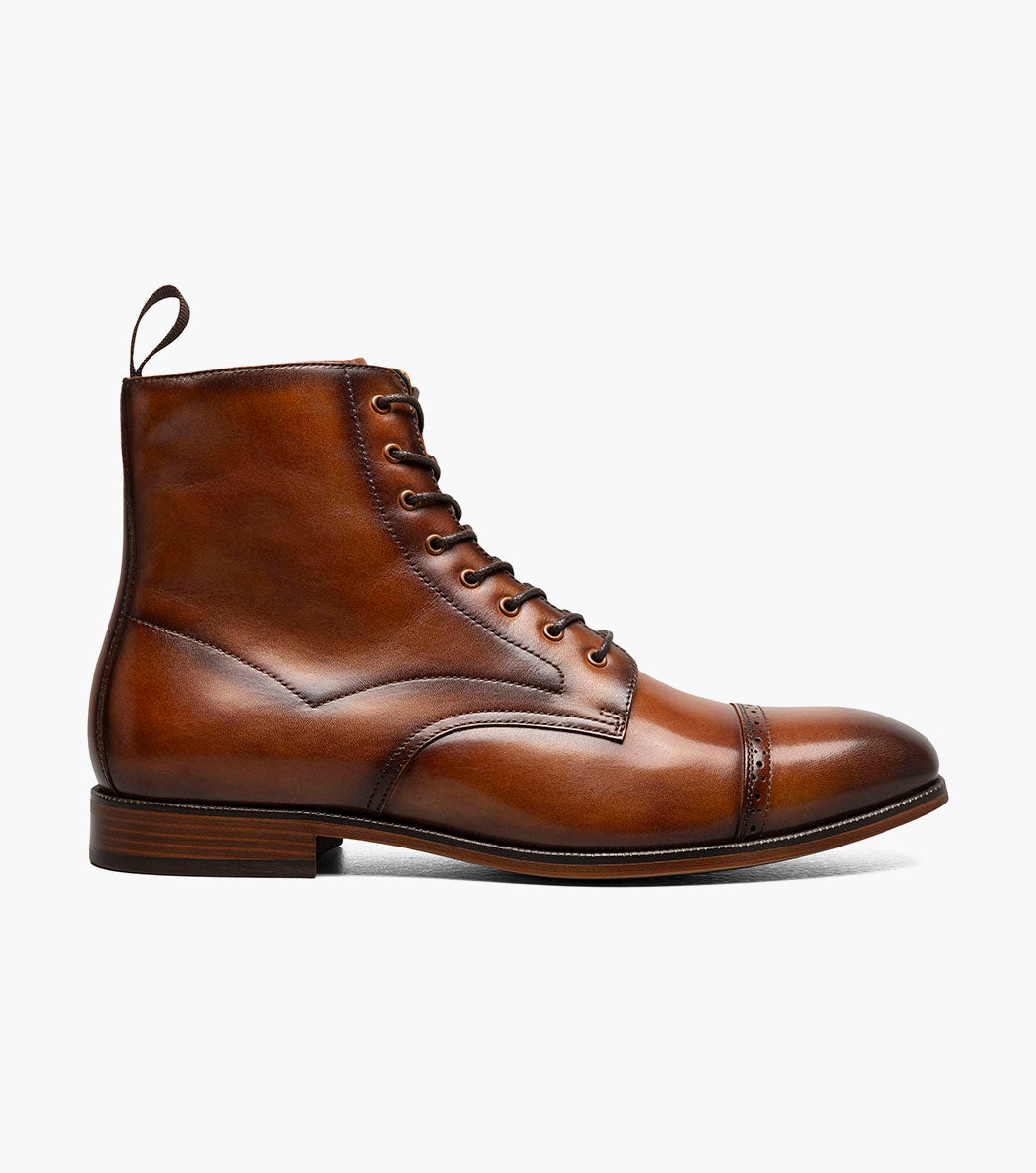 HENRY Cap Toe Lace Up Boot