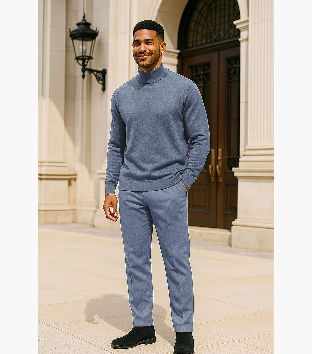 ASHER Mock Neck Sweater