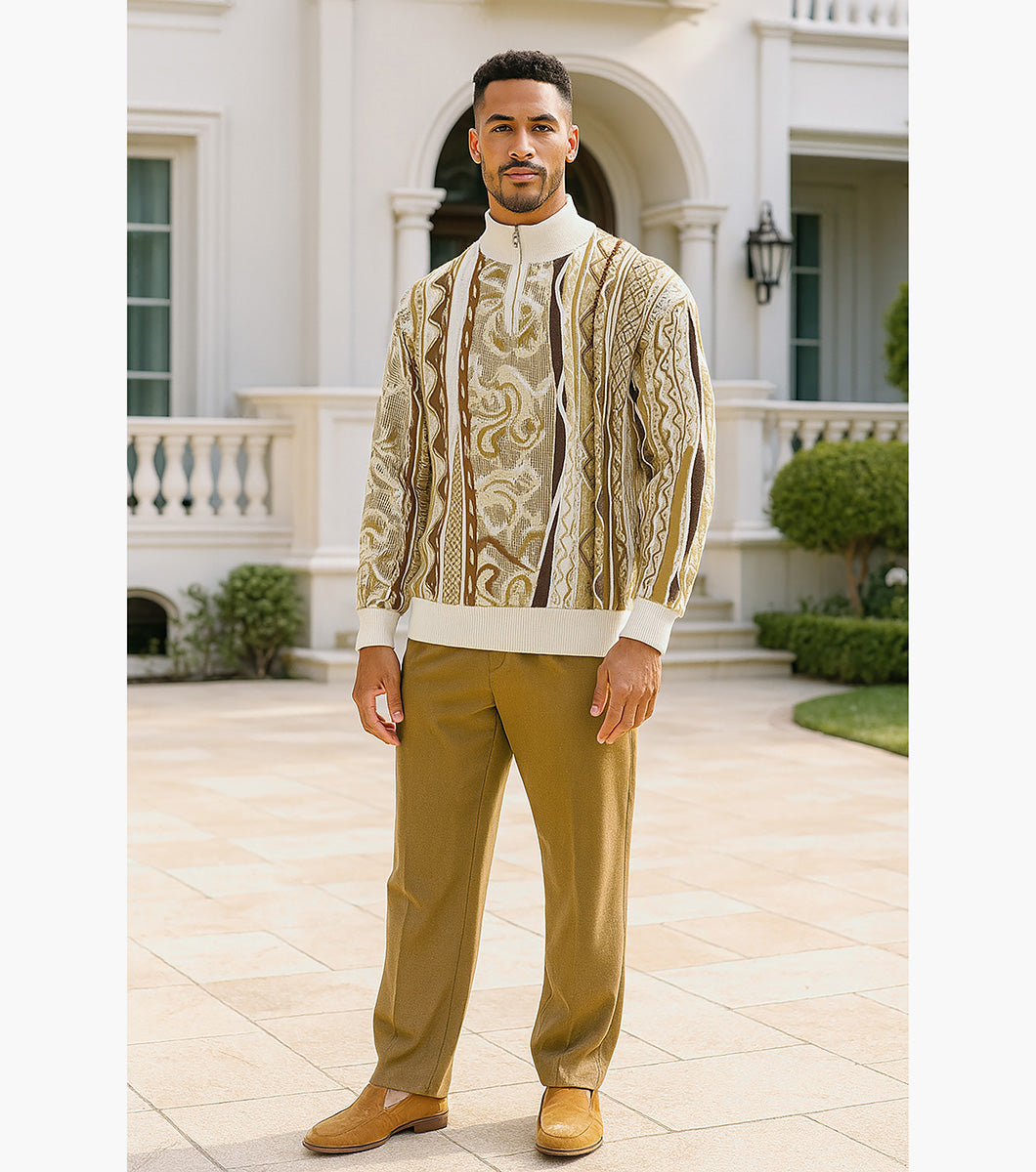 SINCLAIR Quarter Zip Sweater