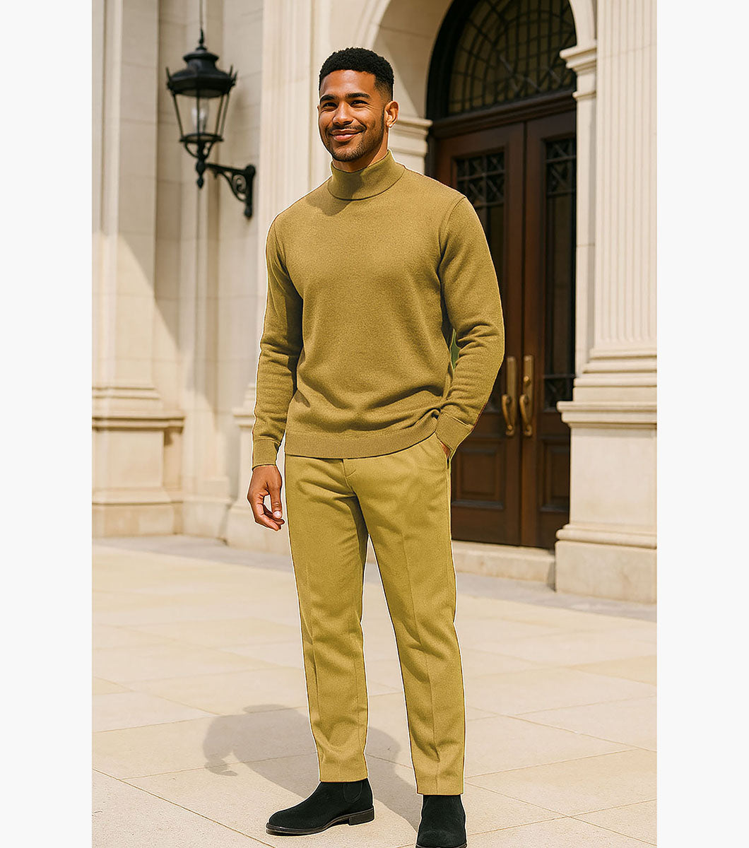 ASHER Mock Neck Sweater