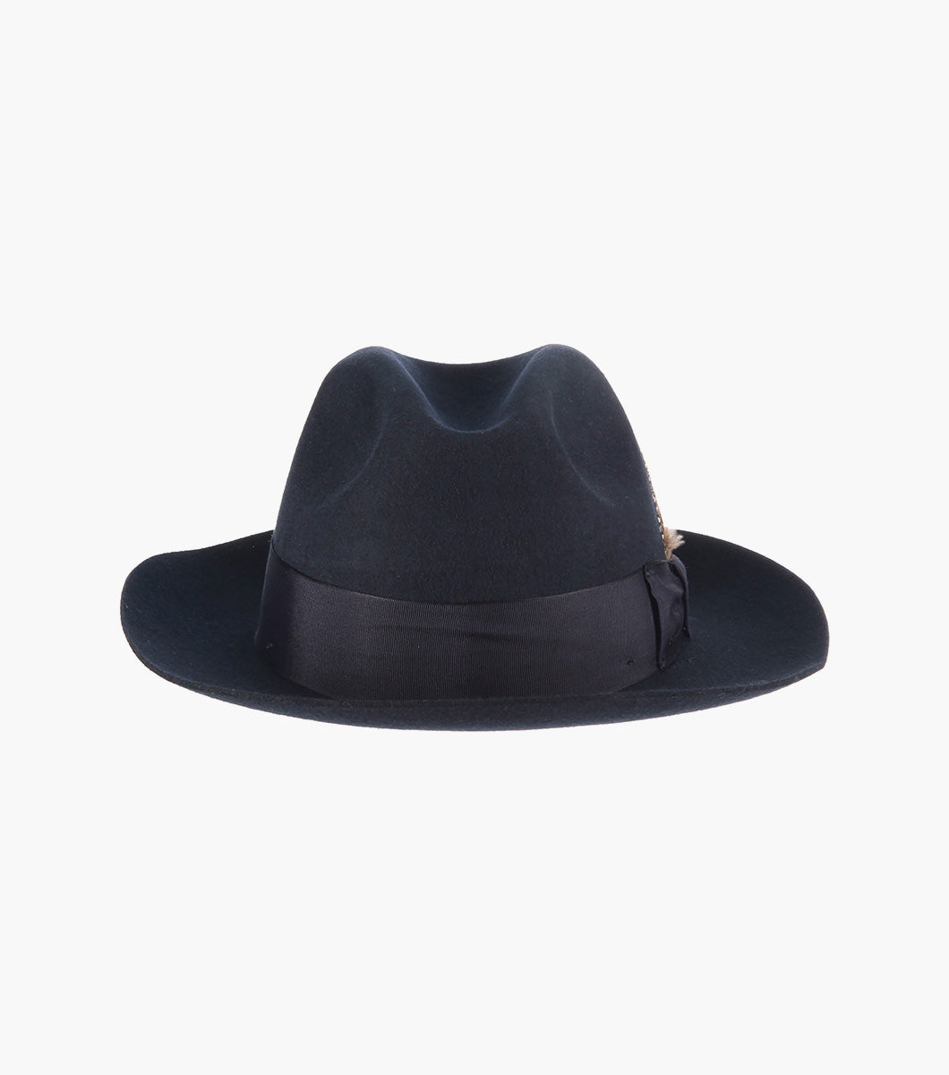 AUGUST FEDORA Wool Felt Pinch Front Hat