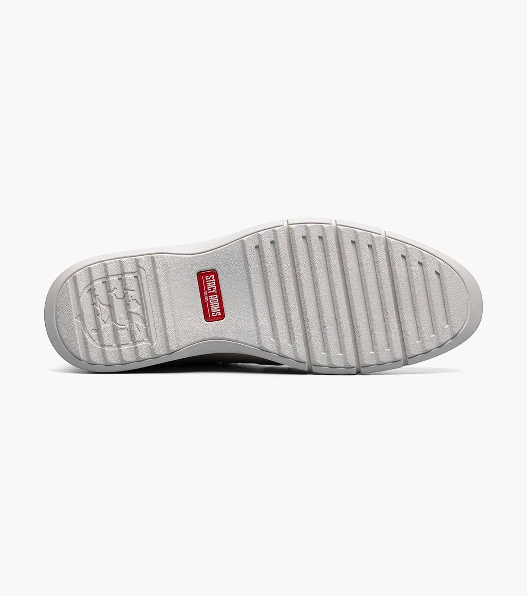 SYNCHRO Plain Toe Elastic Lace Up