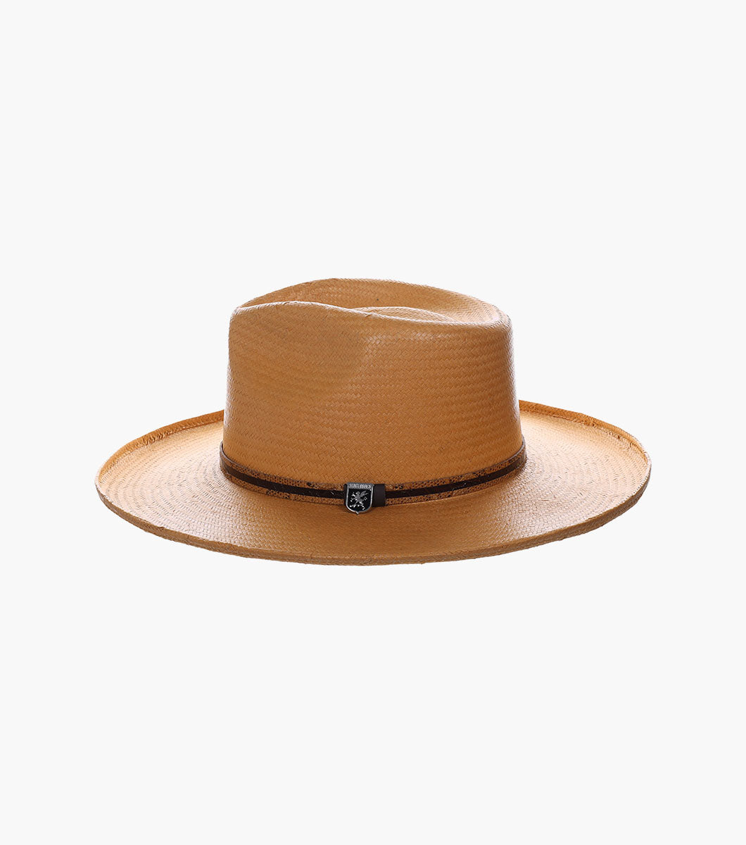 MILANO FEDORA Toyo Pinched Front Hat