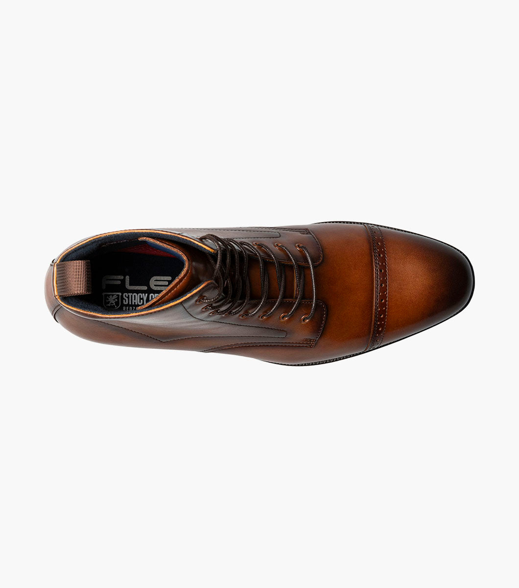 HENRY Cap Toe Lace Up Boot