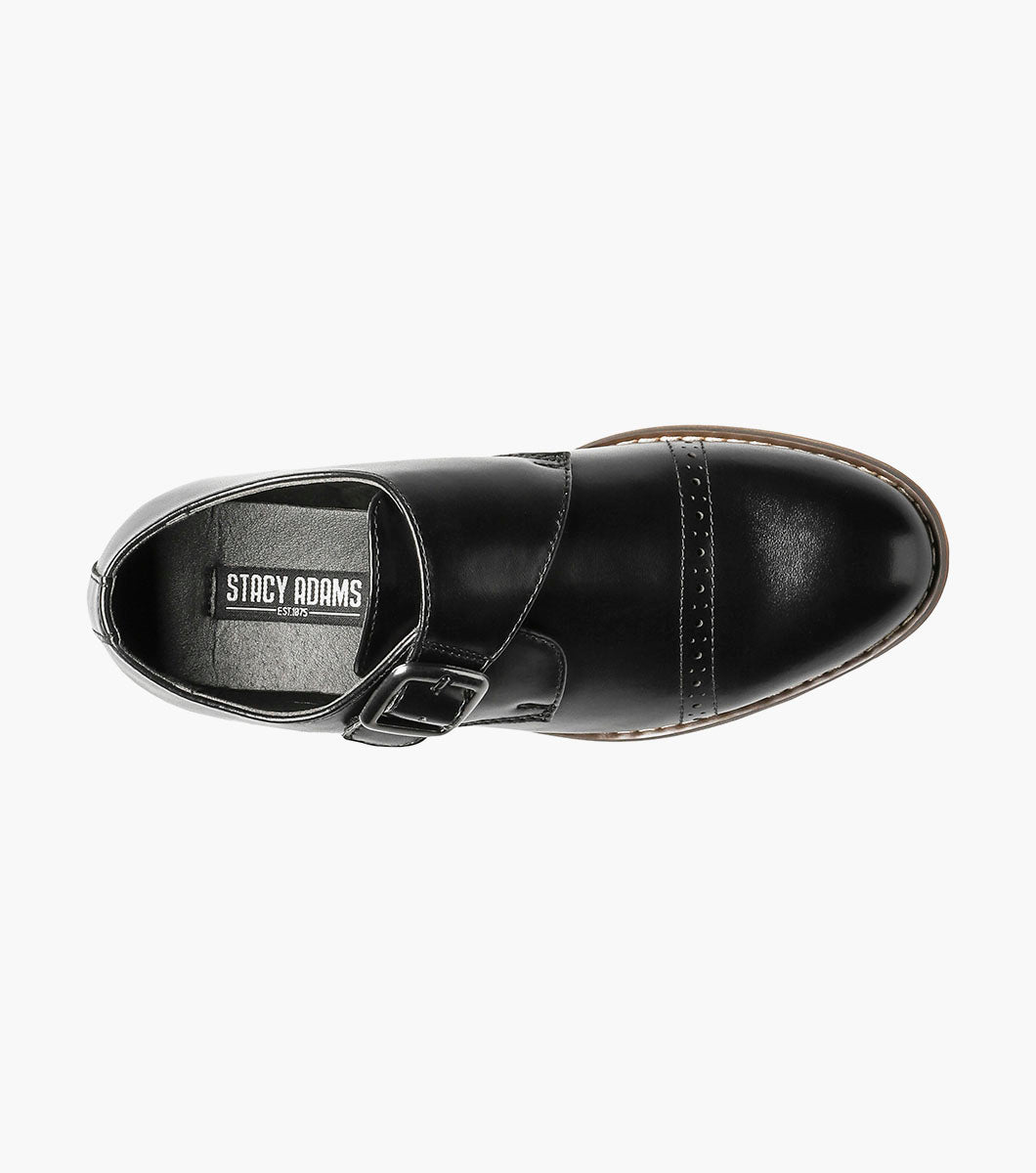 KIDS DESMOND Cap Toe Monk Strap