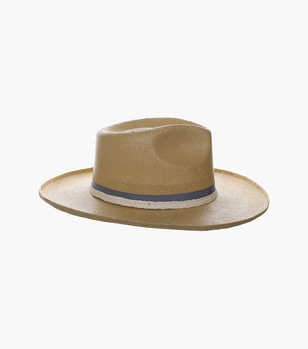NEW YORK FEDORA Toyo Pinch Front Hat