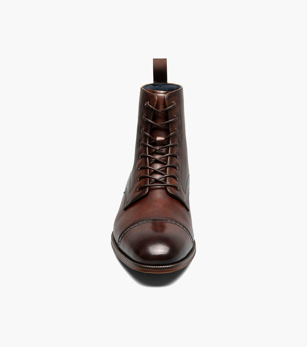 HENRY Cap Toe Lace Up Boot