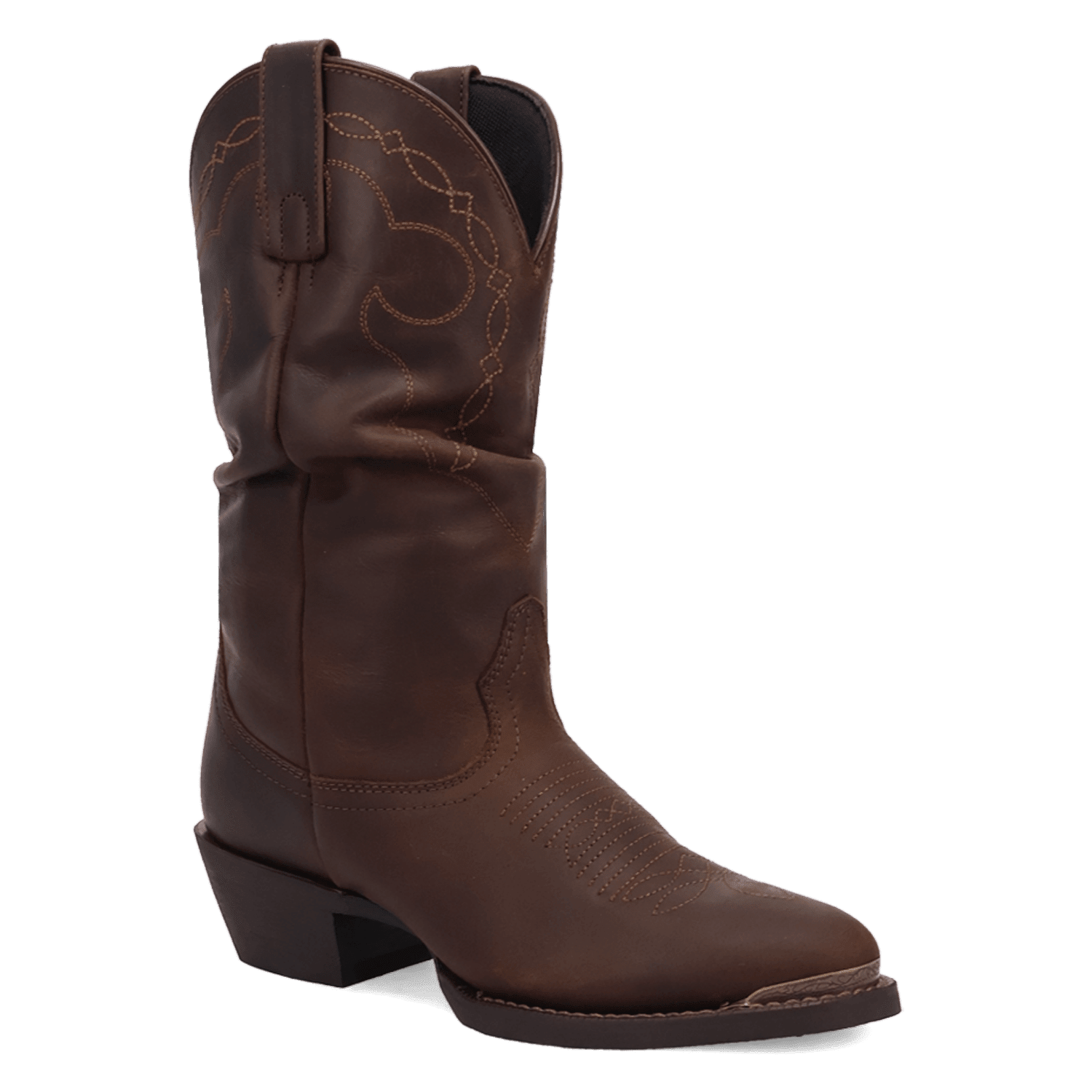 Laredo Lazy River Leather Boot - Premium Brown Ankle Boot