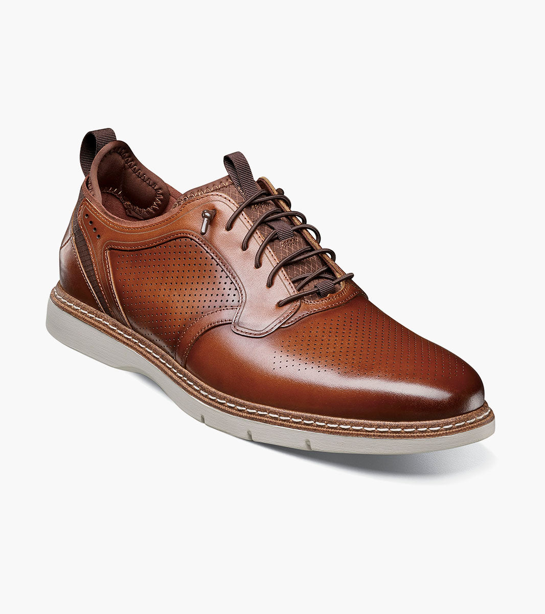 SYNC Plain Toe Elastic Lace Up