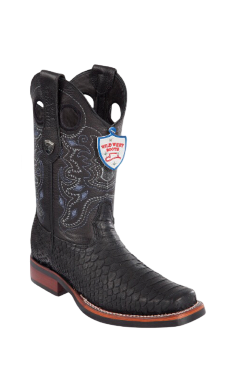 Bota de Pitón Original Horma Punta Aladino Wild West