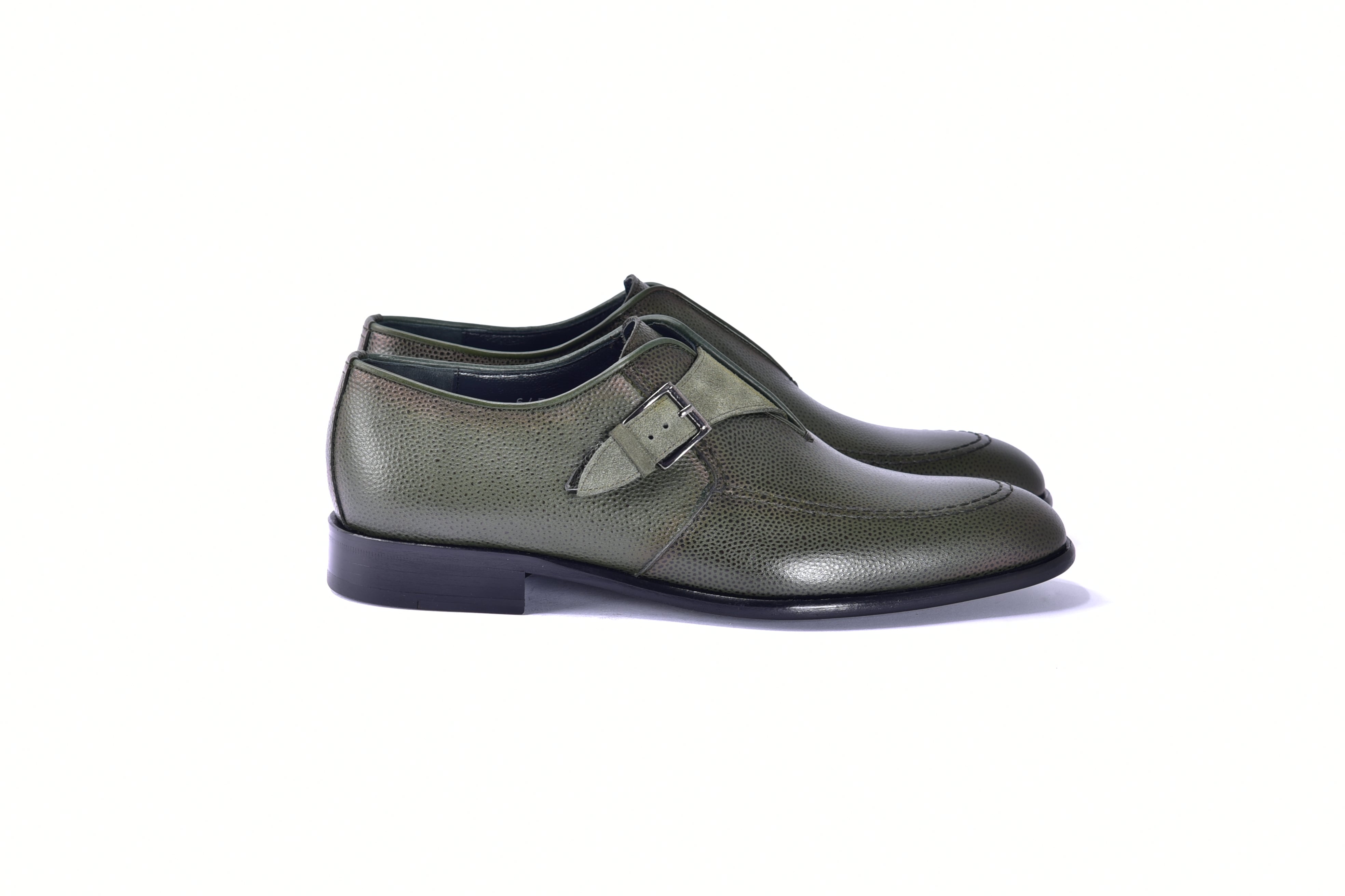 C052-6471 Monk strap-Green