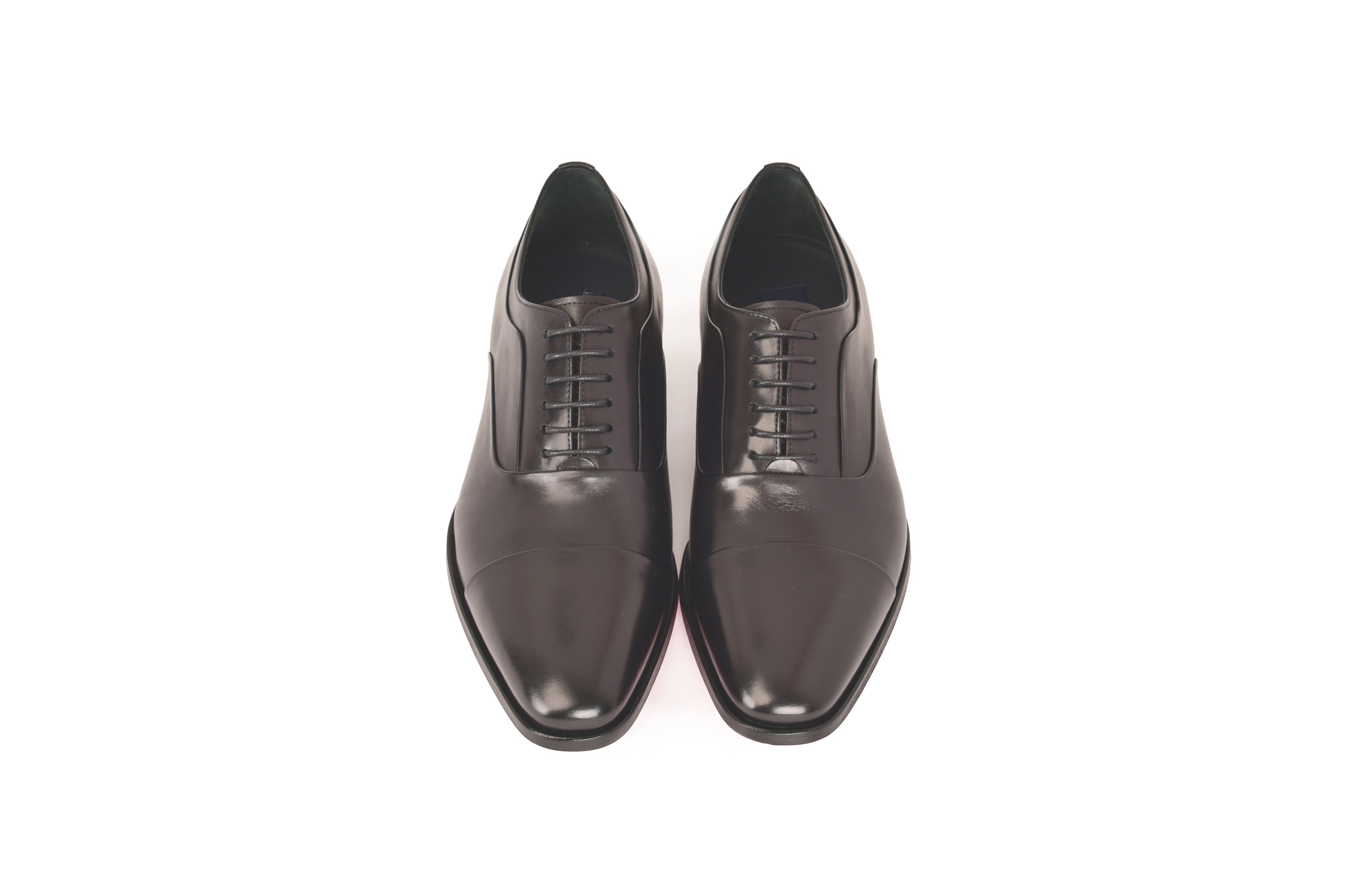 C0001107-6694 Cap toe lace up-Black