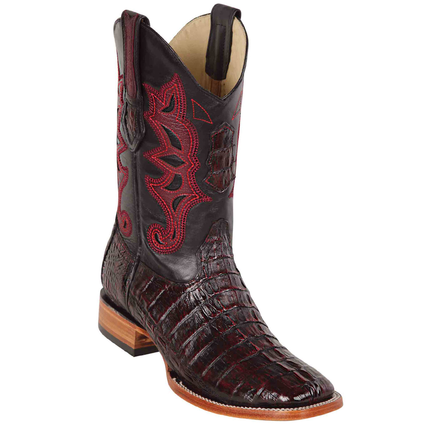 Mens Caiman Square Toe Boots - Los Altos Boots