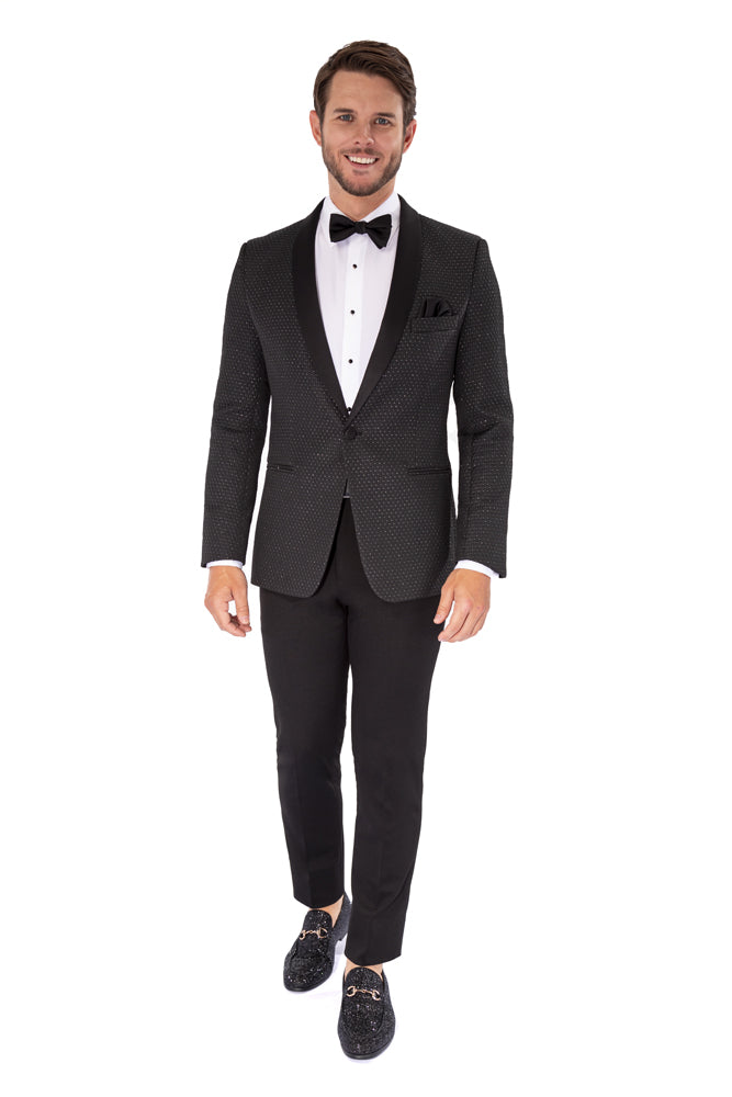 Western Suit - Trajes Para Hombres - Cowboy Formal Attire - Trajes De Novio - Austin Black