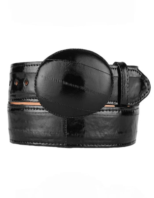 Eel Black Cowboy Belt