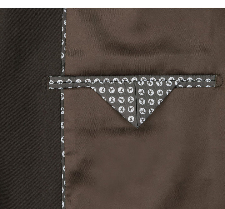 Trajes Elegantes Para Hombre - Trajes De Vestir - Mens Basic Two Button Slim Fit Suit