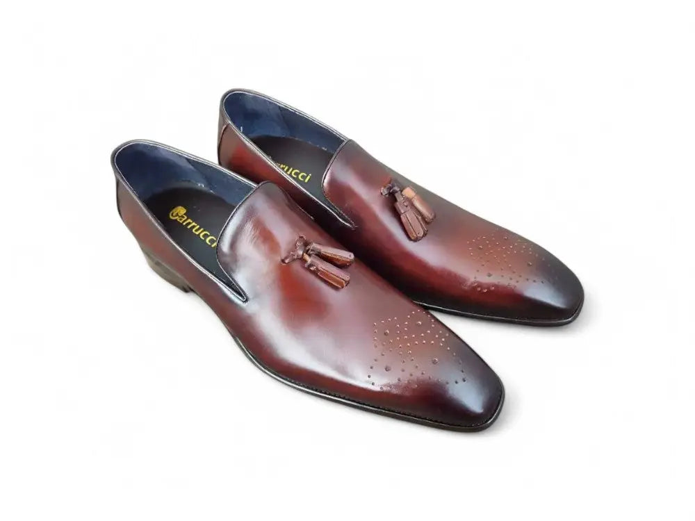 Burnished Wholecut Tassel Loafer Carrucci