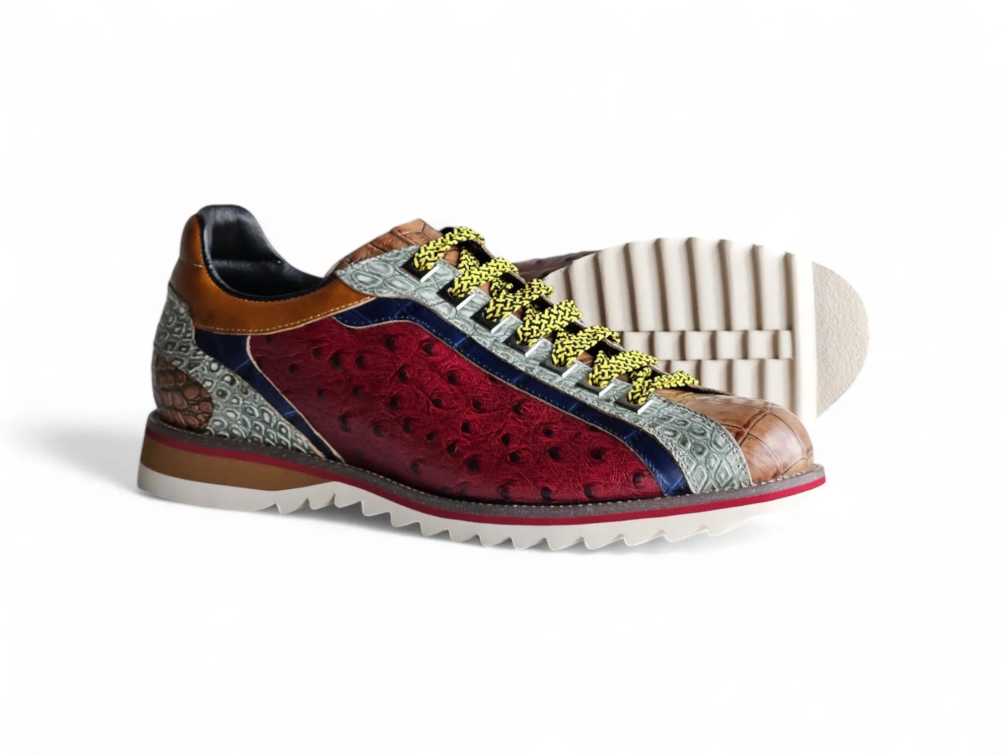 Carrucci Apex Explorer: Luxury Leather Sneaker for Men