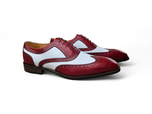 Contrast Two Tone Wingtip Oxford Carrucci