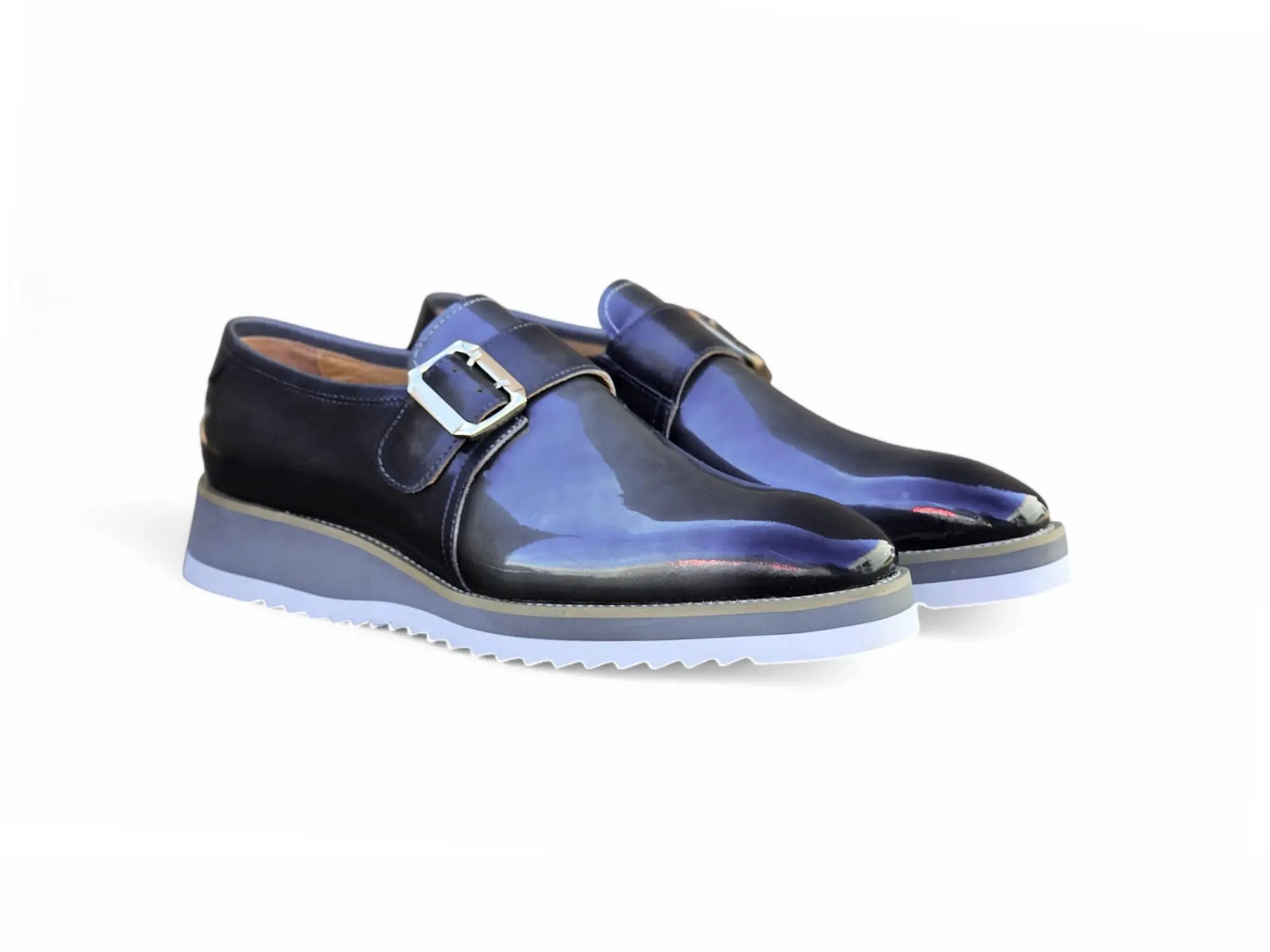 Gorgeous Patent Leather Monkstrap Slip on Carrucci