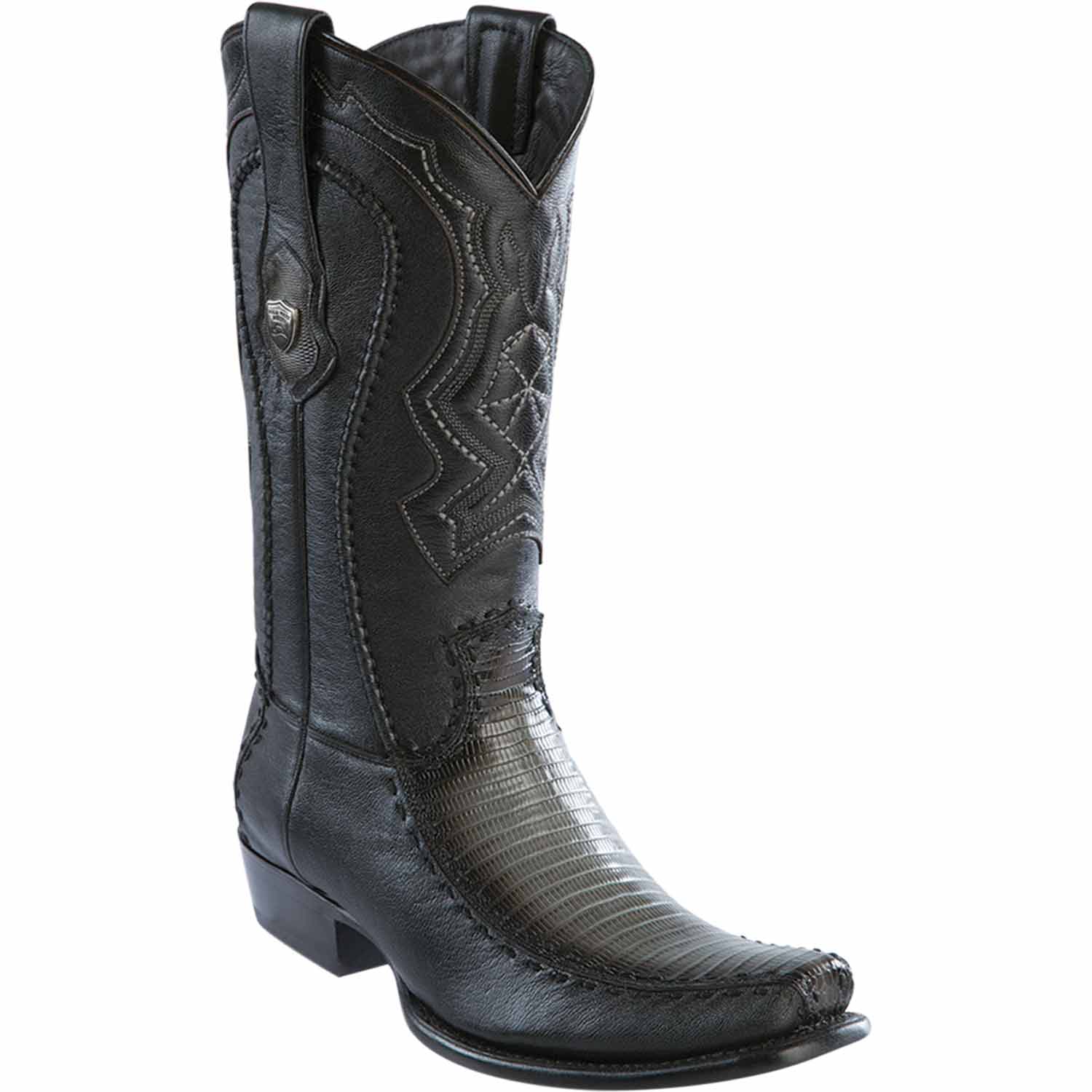 Men's Wild West Teju Lizard with Deer Dubai Toe Boots 279F07