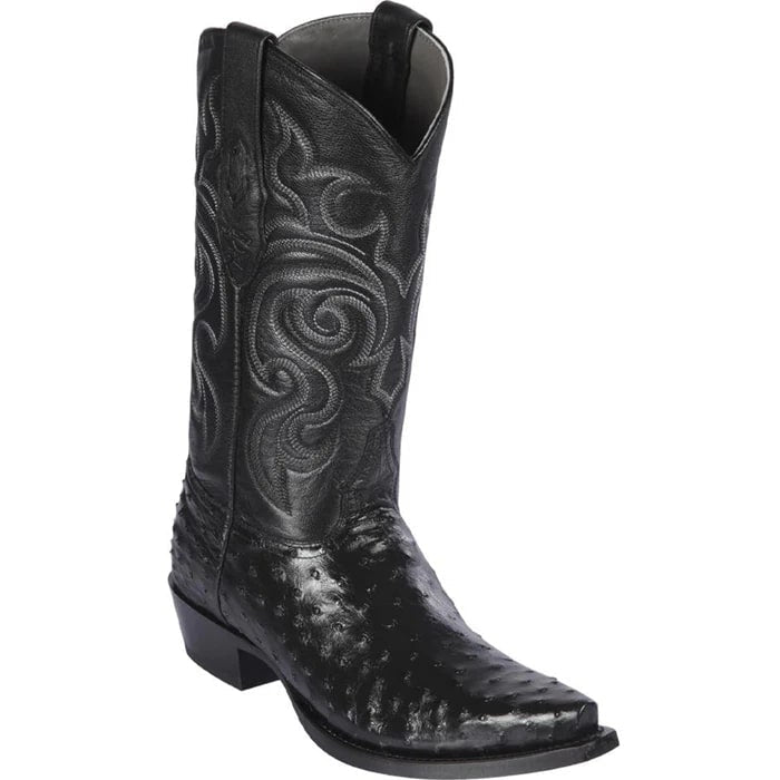 Los Altos Boots - Mens Dress Cowboy Boot - Low Priced Brown Square Toe Boots- in Brown