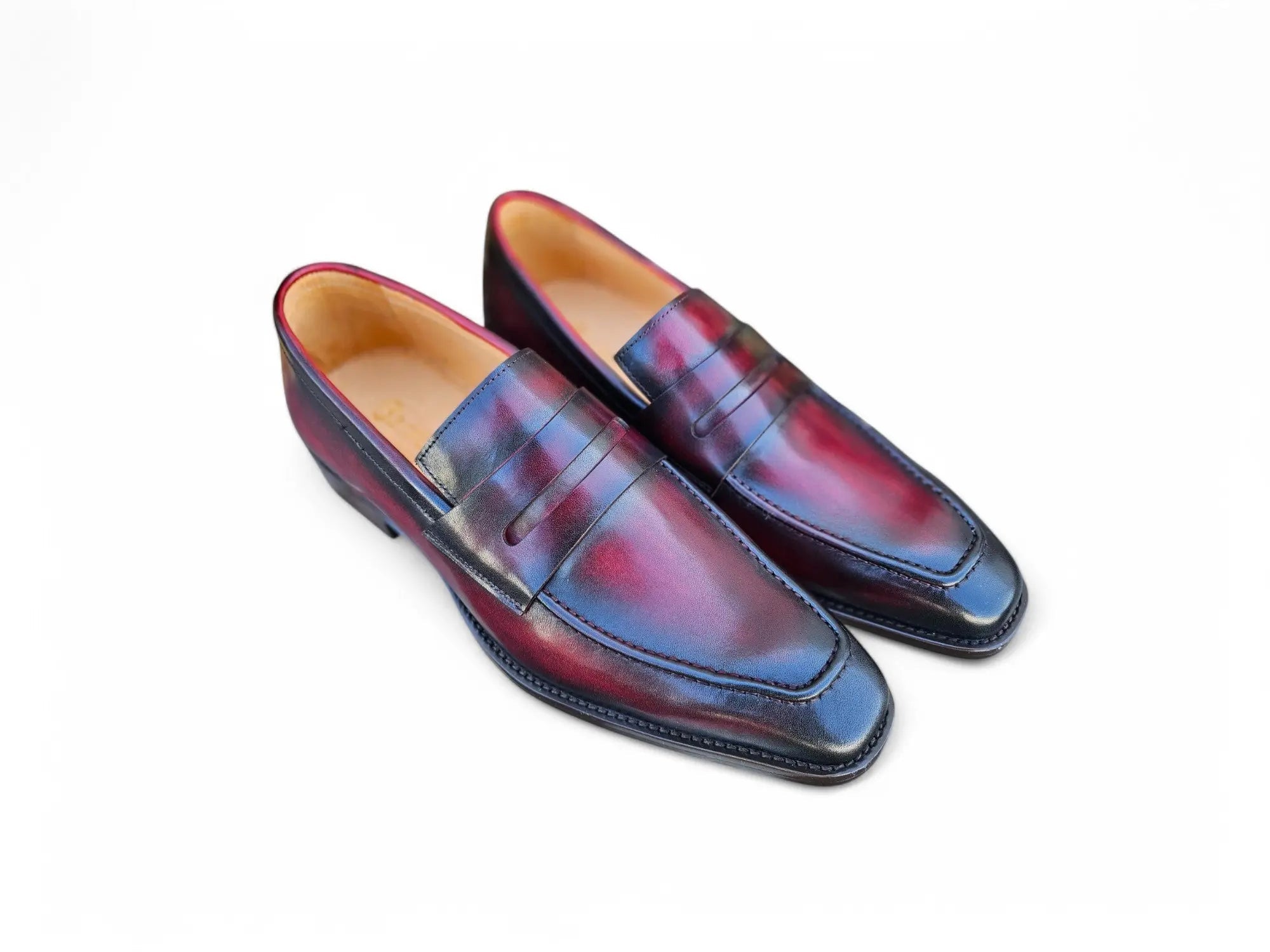 Patina Finished Penny Loafer Carrucci