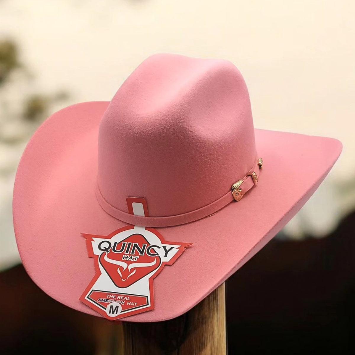 Pink Cowgirl Hat By Quincy