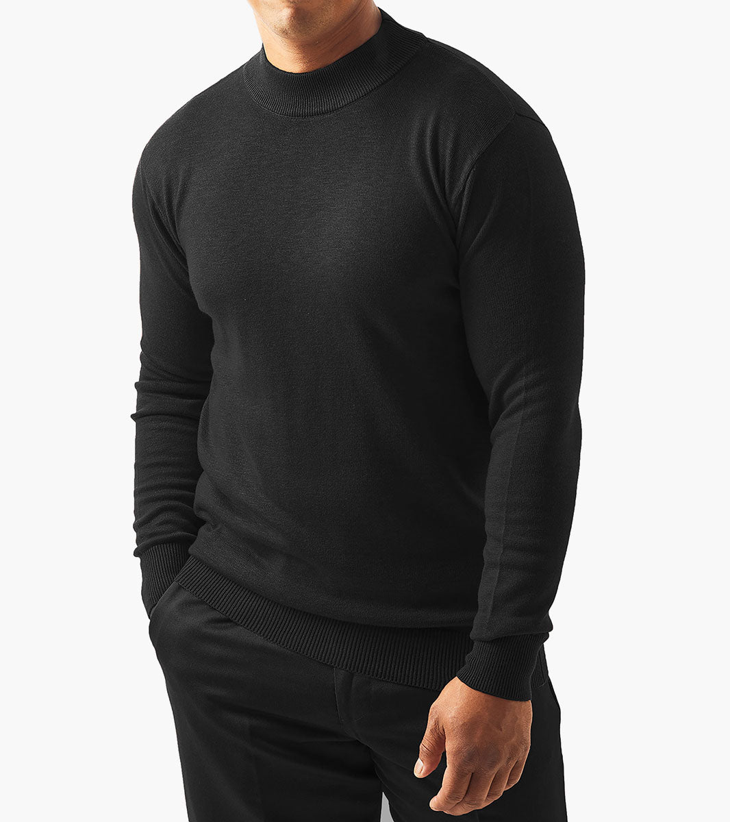 ASHER Mock Neck Sweater
