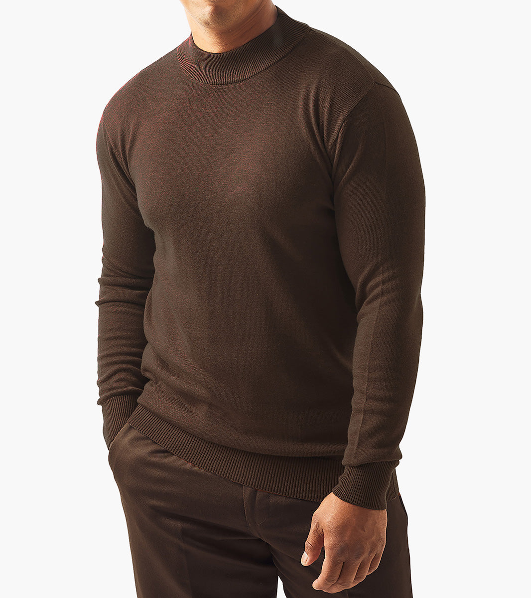 ASHER Mock Neck Sweater