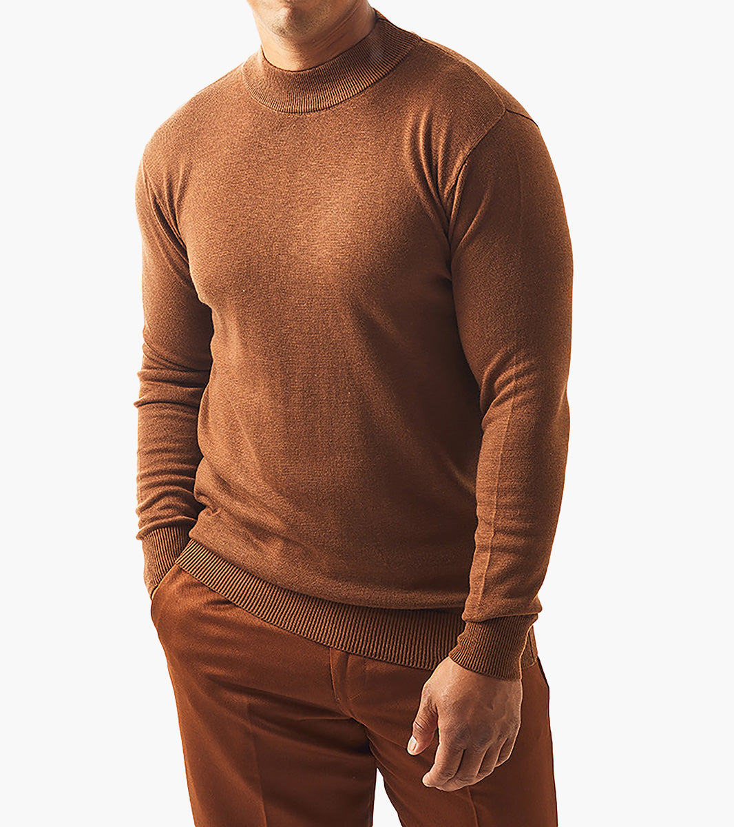 ASHER Mock Neck Sweater