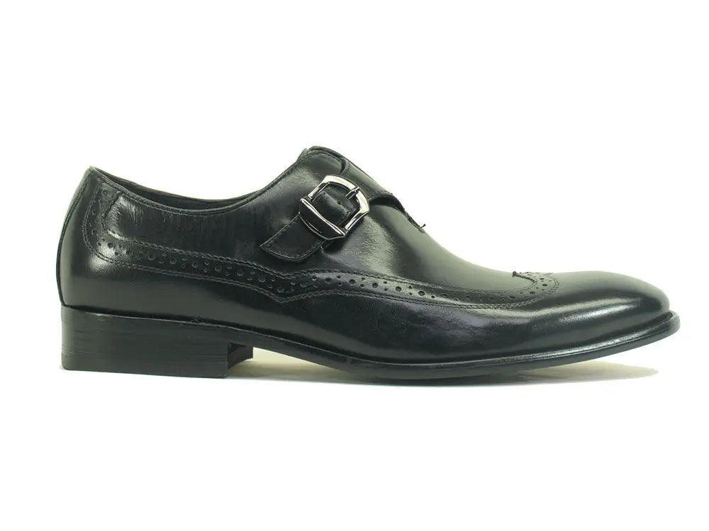 Two Tone Wingtip Buckle Loafer Carrucci