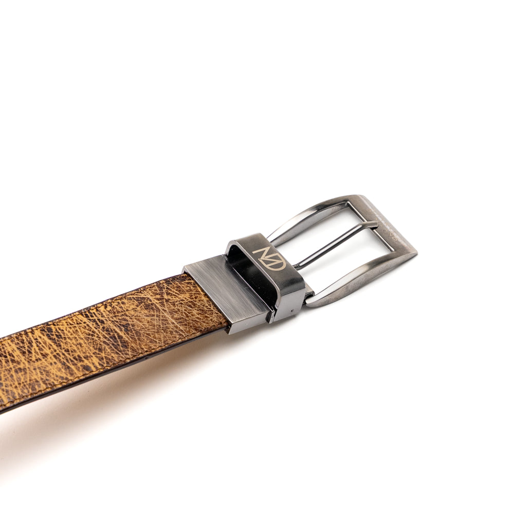 Marco Di Milano Alessio Belt Orix Leather Loafer