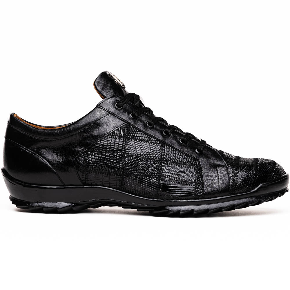 Marco Di Milano Bari Black Leather Luxury Shoe