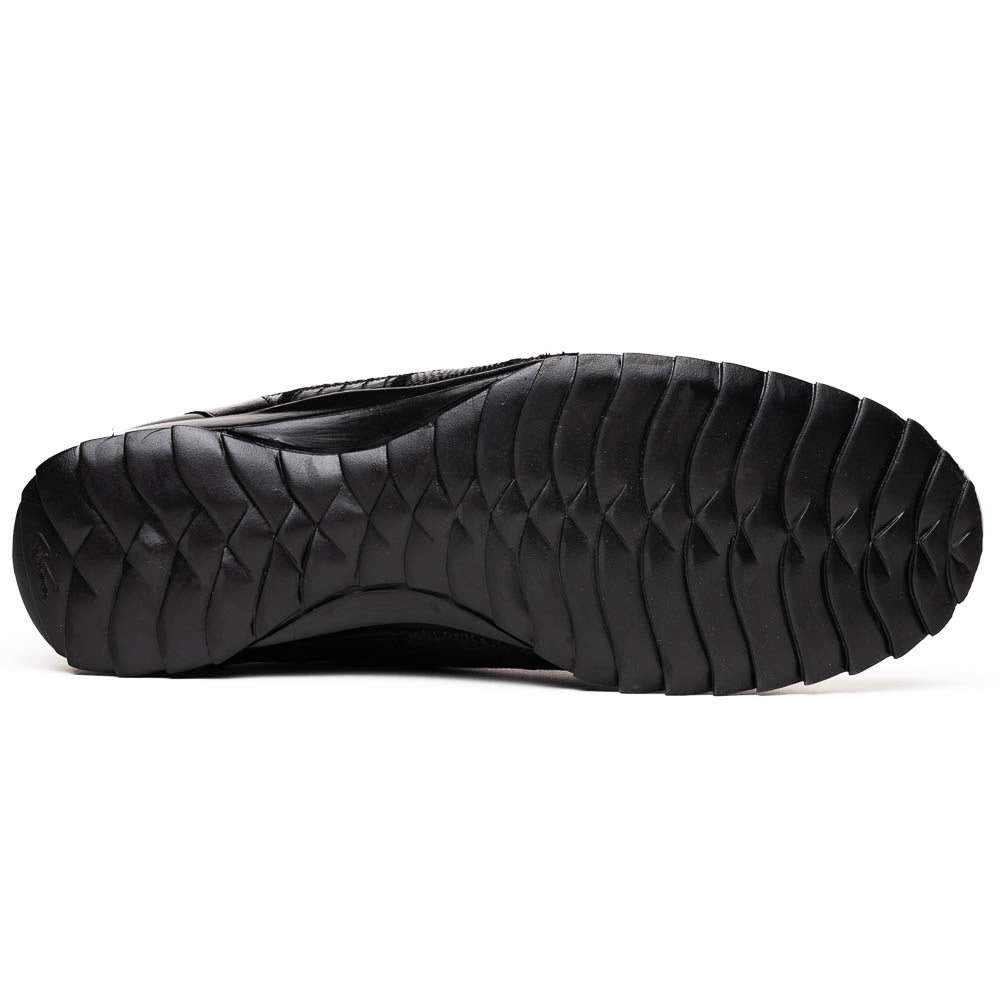 Marco Di Milano Bari Black Leather Luxury Shoe