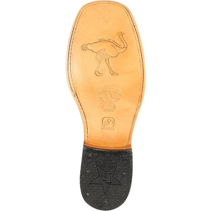 Botas de Avestruz Panza Suave Horma Ancha