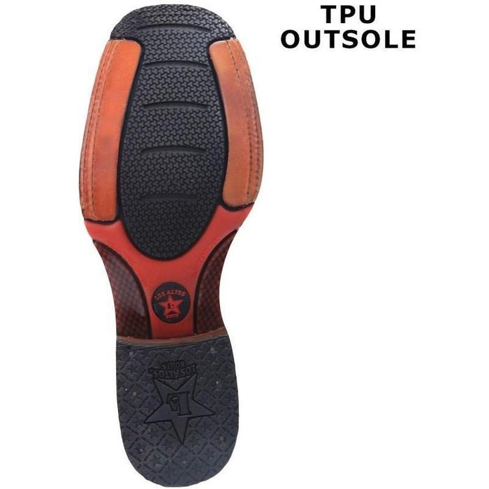 Botas de Cuero Punta Ancha
