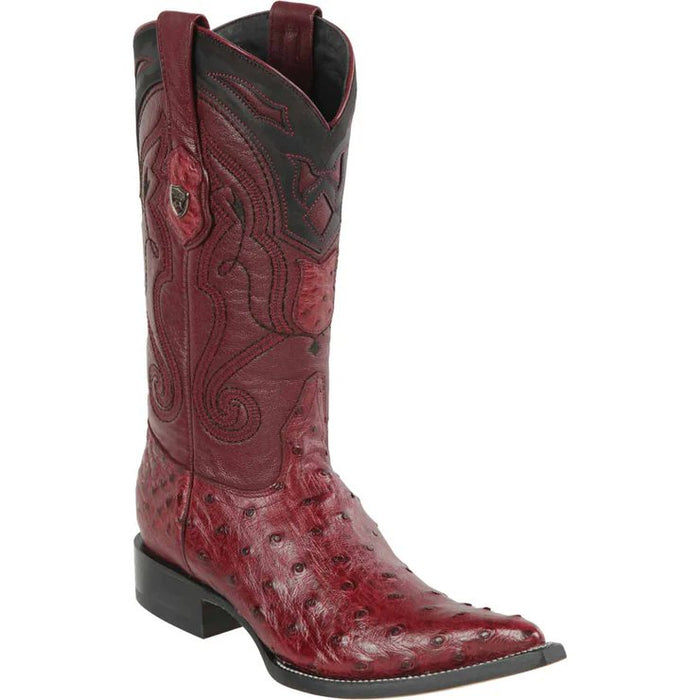 Botas de Avestruz Imitacion Horma 3X Aladino para Niño Color Cognac  WD-303 main image 1