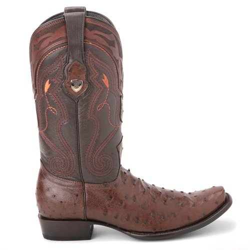 Botas de Avestruz Original Horma Dubai