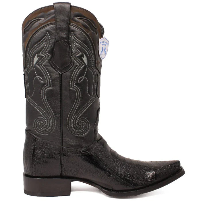Botas de Avestruz Pata Original Punta Recortada WW
