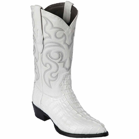 Botas de Cocodrilo - Caiman Cola Horma Puntal - A - Los Altos Boots