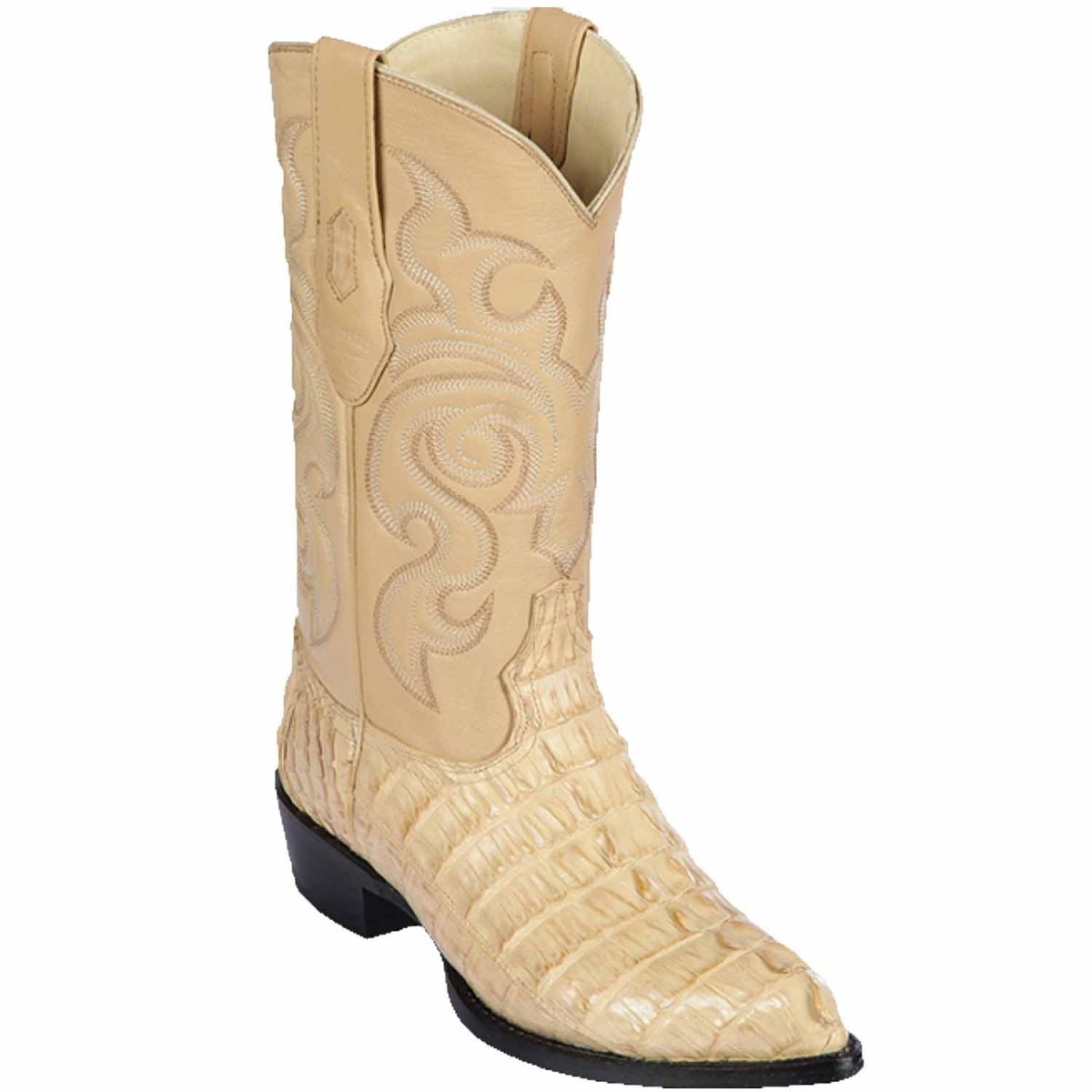 Botas de Cocodrilo - Caiman Cola Horma Puntal - A - Los Altos Boots