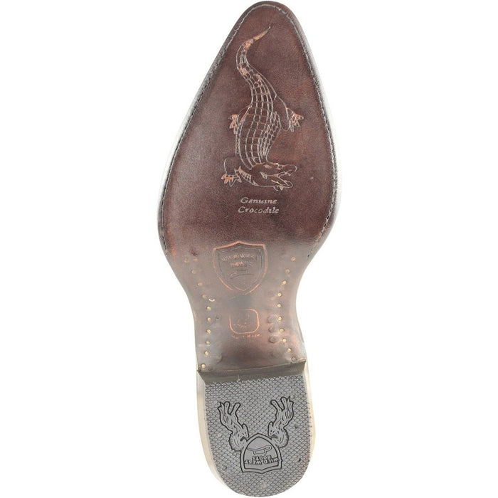 Botas de Cocodrilo Caiman Lomo Horma Puntal