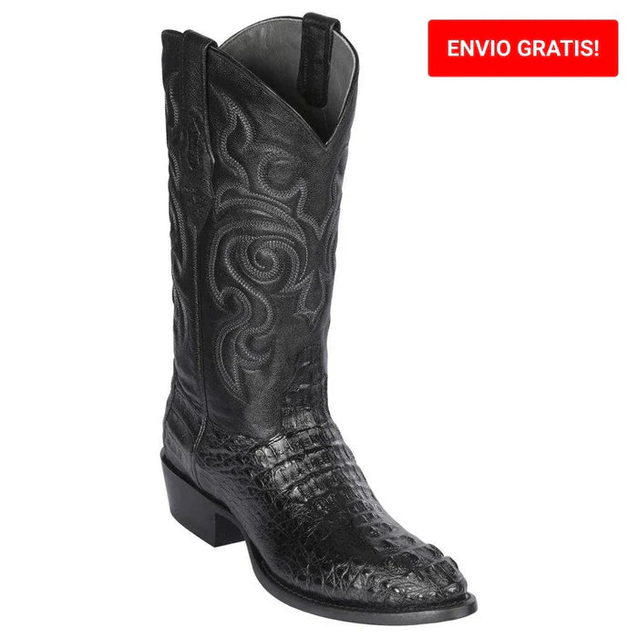 Botas de Cocodrilo Caiman Lomo Horma Redonda LAB