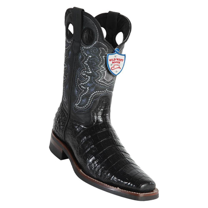 Cinto Casual de Cocodrilo Caiman Panza Original Color Arena Difuminado - Los Altos Boots main image 1