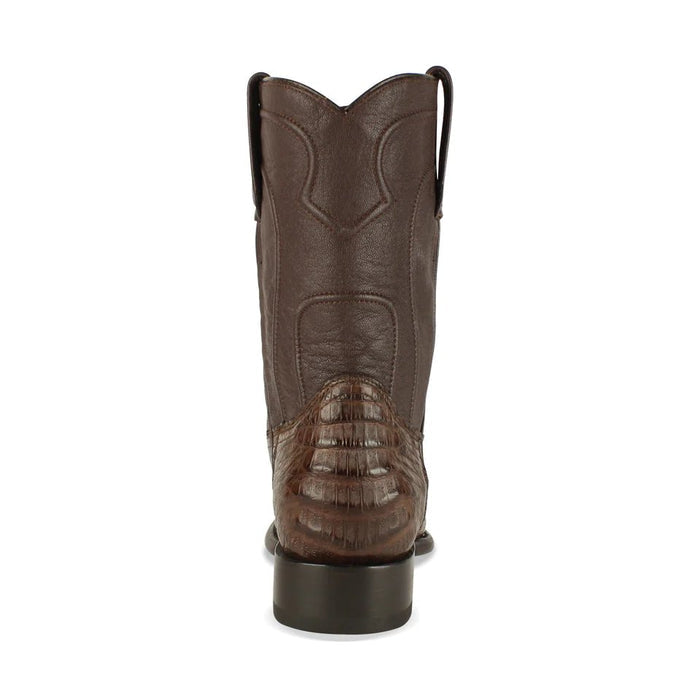 Botas de Cocodrilo Caiman Panza Roper Color Cafe LAB
