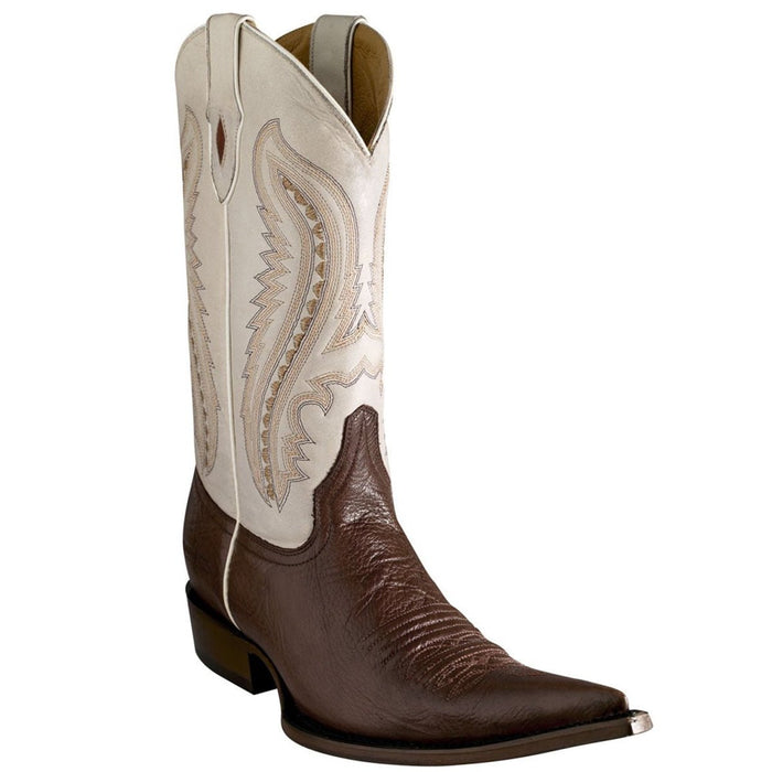 Botas de Cuello de Toro Original Horma 3X Aladino Color Shedron