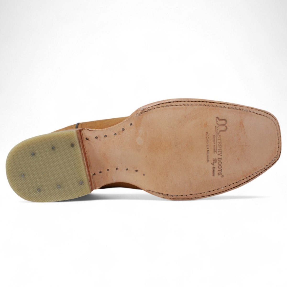 Botas de Cuero Acabado Nobuck para Dama en Miel ROD-41551