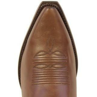 Botas de Cuero con Punta Recortada LAB