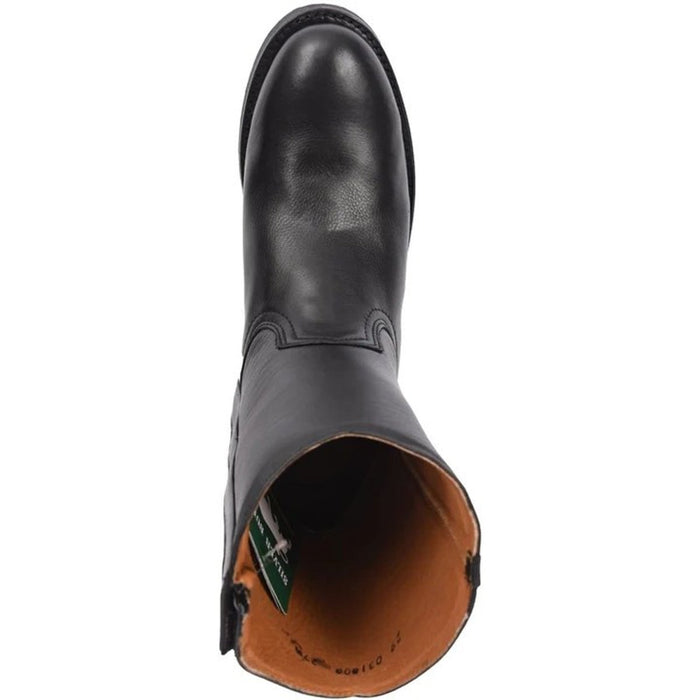Botas de Cuero Original Horma Ropper Redonda Color Negro